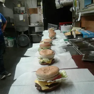 The best burgers in the county!