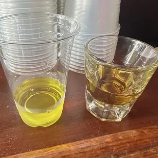 Pickle back shot