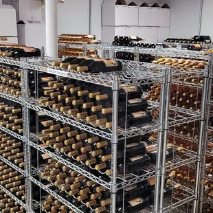 The wine cellar