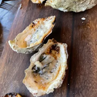 Charbroiled oysters -delicious