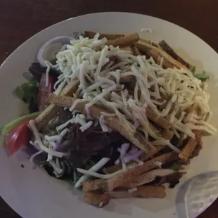 Steak salad.