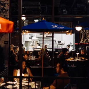 We have a beautiful patio that seats 30 comfortably.