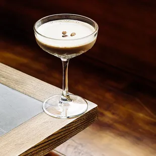 Espresso martini. vodka, espresso liqueur