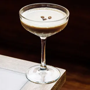 Espresso martini. vodka, espresso liqueur
