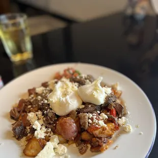 Short rib potato hash