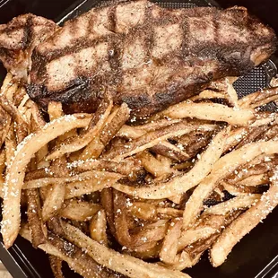 New York Steak with fries