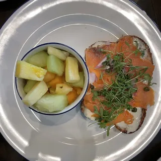 Smoked Salmon Mascarpone Toast