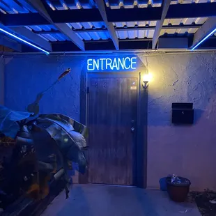 Heading in from the back side (by parking lot).