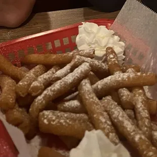 Funnel cake fries