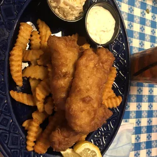 fish fry. fish was weird smelling and just fell apart when touching it with a fork. did not taste pleasant.