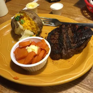 steak, food