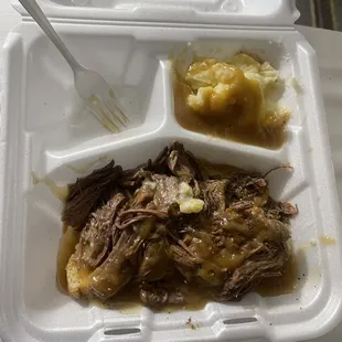 Hot Beef Sandwich