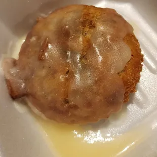 The fried apple pie. Hubby said apples were a bit tough.