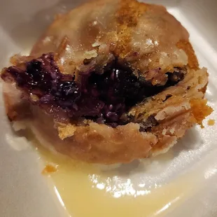 Blueberry cream cheese fried pie.
