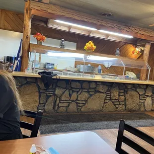 Buffet area ( closed due to Covid )