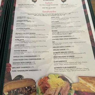 burgers, menu