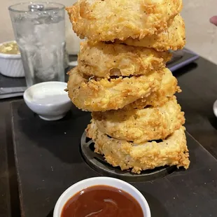 Hand Battered Onion Rings (missing 3)