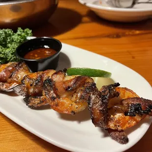 Bacon wrapped shrimp