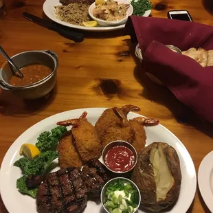 Steak and Shrimp