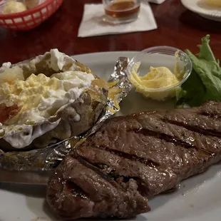 Mini New York Strip, but it was BIIIIG!