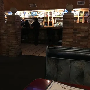 Bar area from dining room.