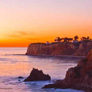 Coastal sunset–Palos Verdes Lighthouse, California