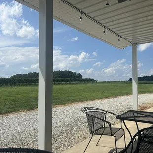 Outside seating area