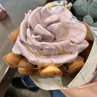 Puffle with Ice Cream