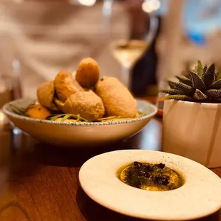 Potato  huacatay. Simple but delicious sauce