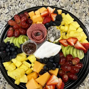 Fruit and Cheese Catering Tray
