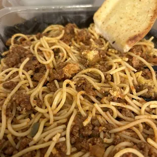 Spaghetti Bolognese special- so good!