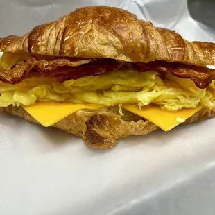 Bacon, Egg and Cheese Croissant