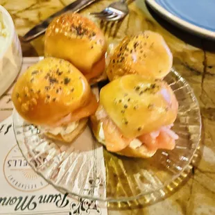 Smoked Salmon Sliders