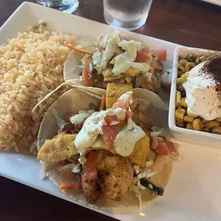 Machaca Shrimp Tacos