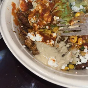 Hair found in the hummus