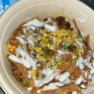 Bowl with Honey Chicken