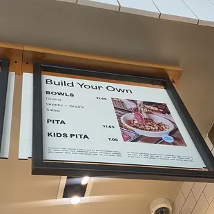 BYO and kids options