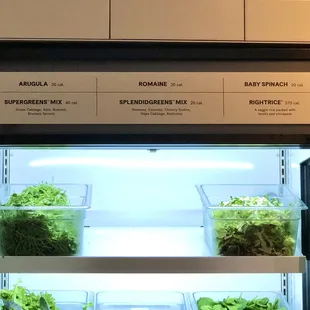 Greens Menu