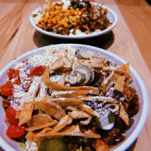 Two grains bowls