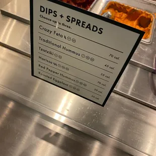 Dips and spreads