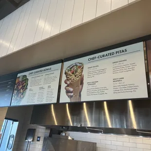 Menu inside