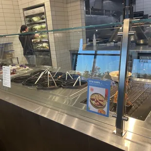 a view of a restaurant kitchen