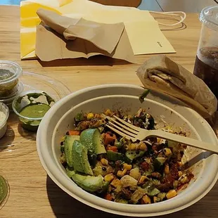 Peep my delicious bowl. Bet you wish you were eating it, huh? Come down to Cava in Georgetown and you can have it, too.