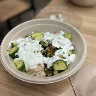 Bowl is not even full.