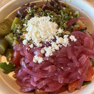 Pickled Onions and Radish