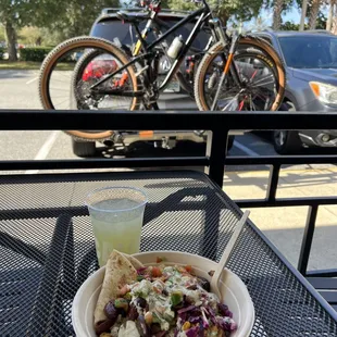 Post MTB ride eats. Build-Your-Own-Bowl