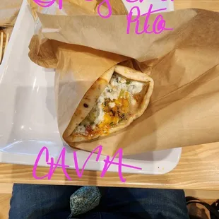 Sweet & Spicy Chicken Pita