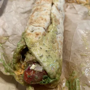 Spicy Lamb Meatball Pita