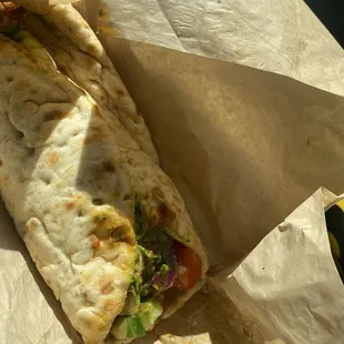 Falafel wrap