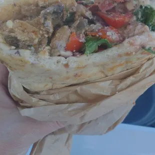 Greek Chicken Wrap